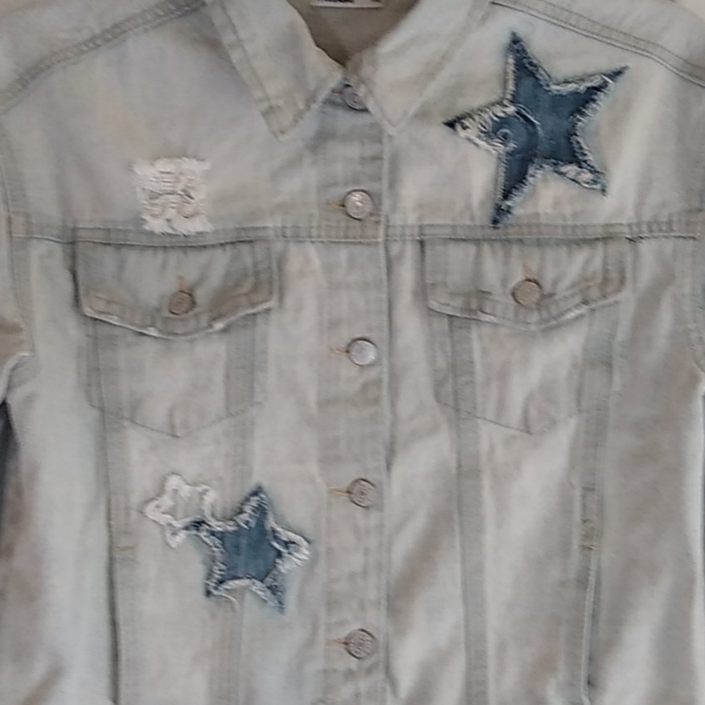 Epic Threads star destress jean jacket - Picture 5 of 8